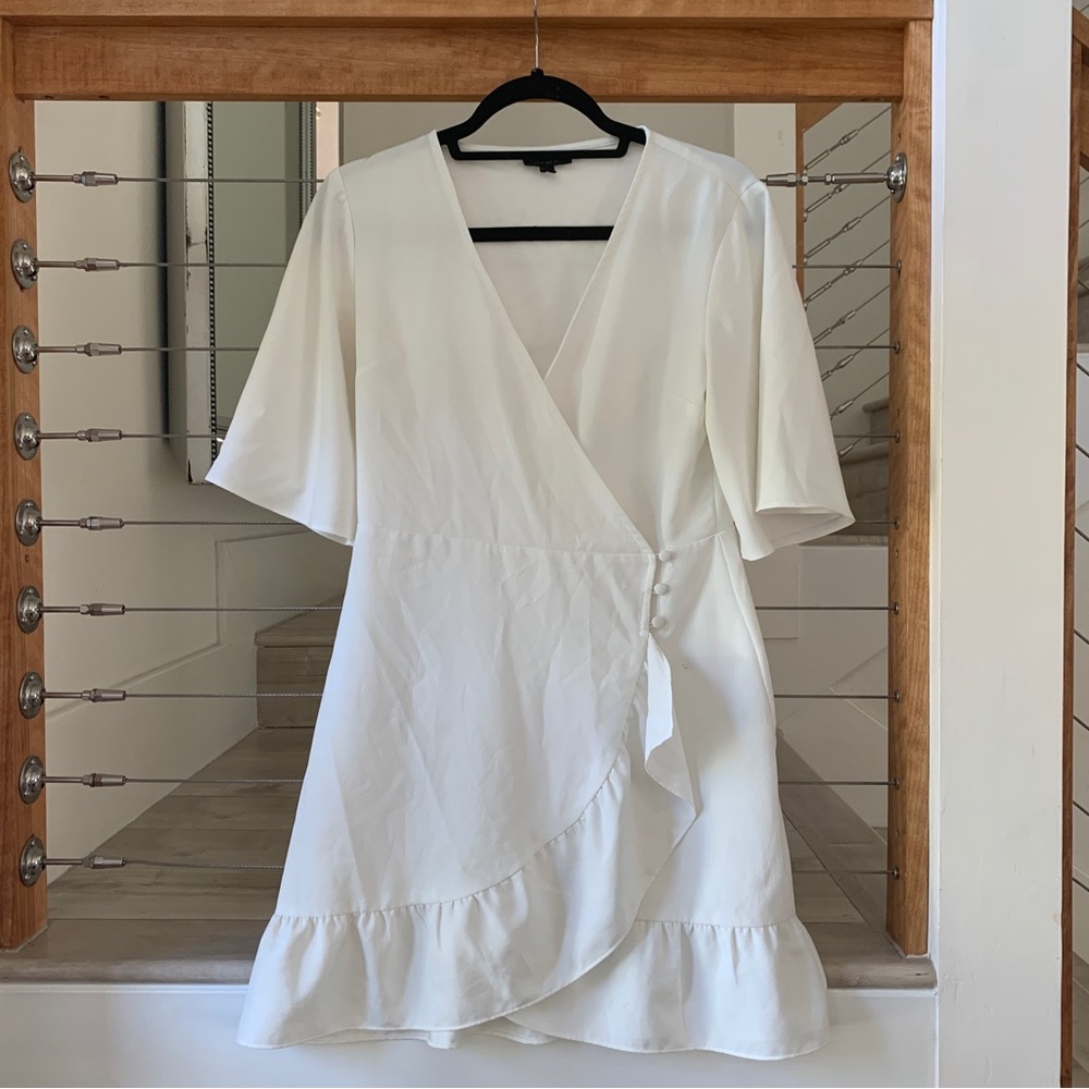 White Wrap Dress